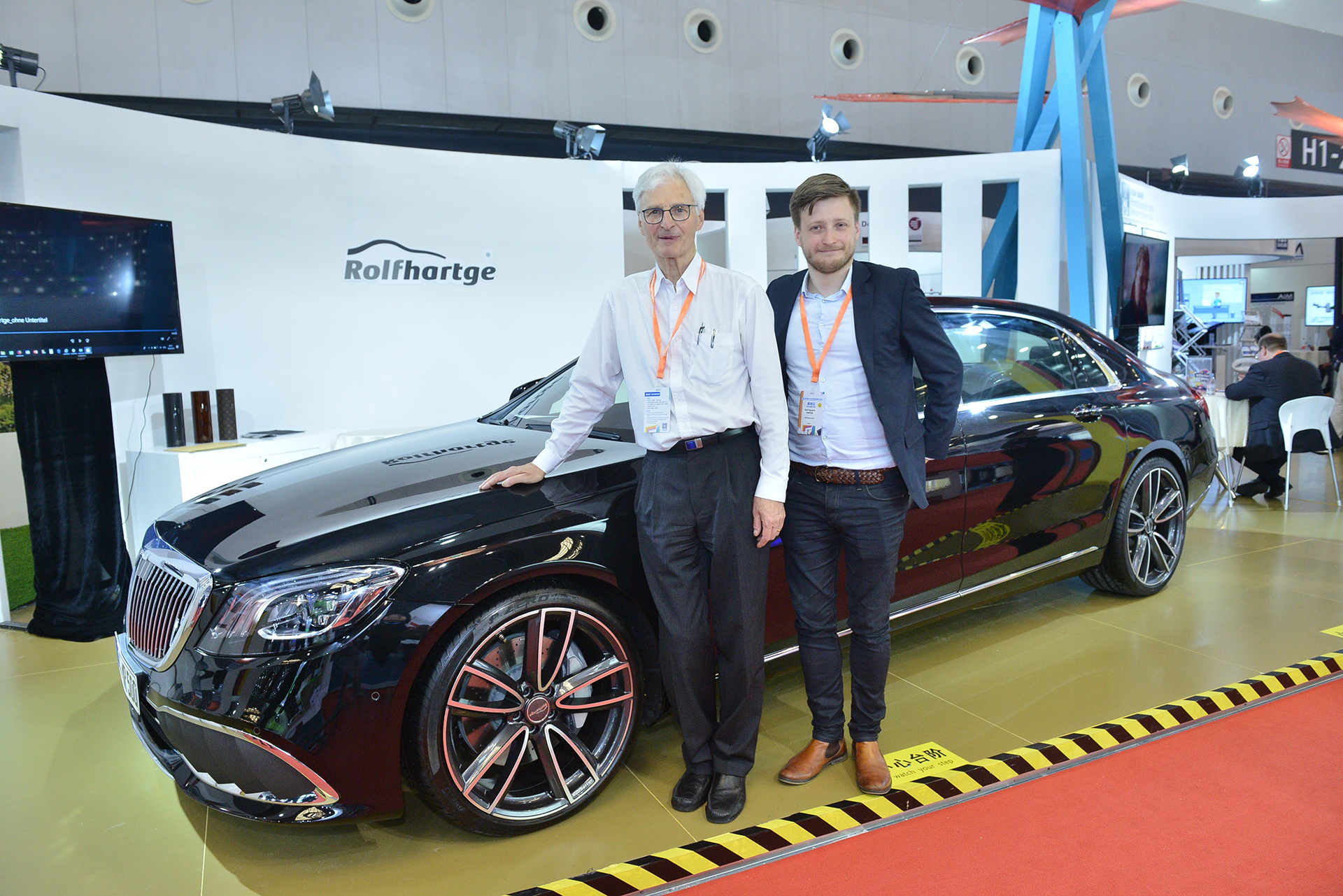 Rolf and Hendrik Hartge at CSITF in Shanghai