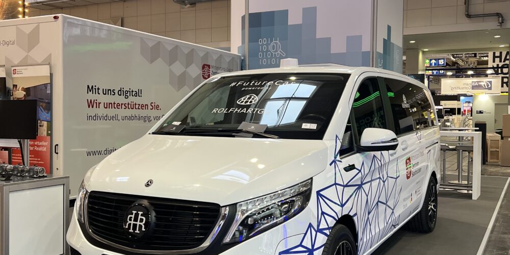 ROLFHARTGE Future Car Office Van at the Hannover Messe 2024