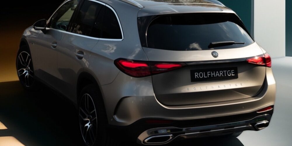 Mercedes Benz GLC ROLFHARTGE Gold rear